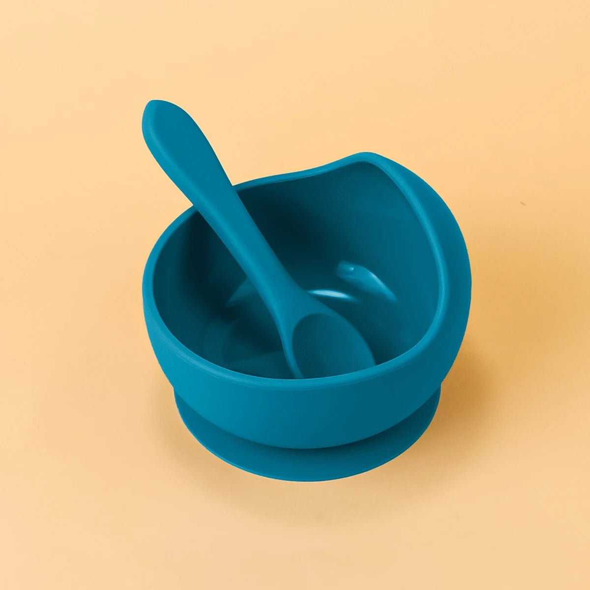 Bol-Silicone-bébé-turquoise 