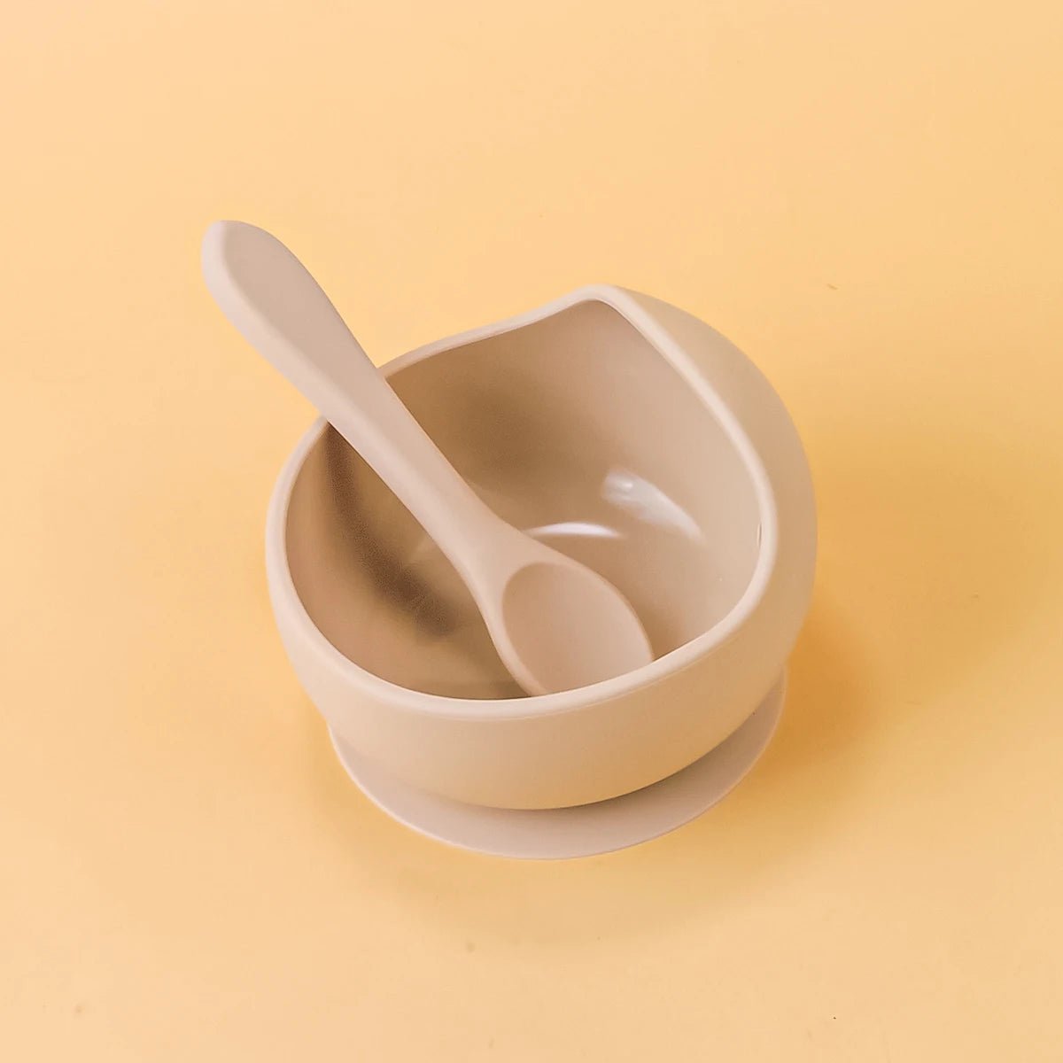 Bol-Silicone-bébé-beige 