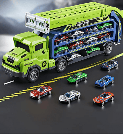 Camion avec piste de course - Monde à maman