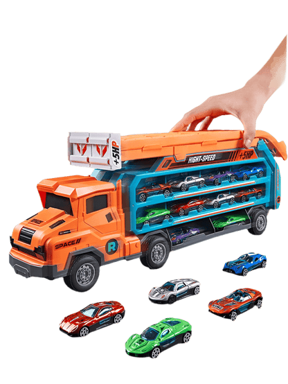 Camion avec piste de course - Monde à maman
