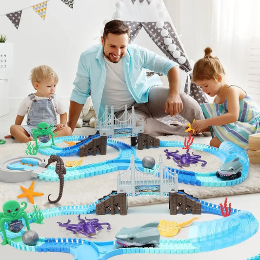 Circuit voiture requin - Monde à maman