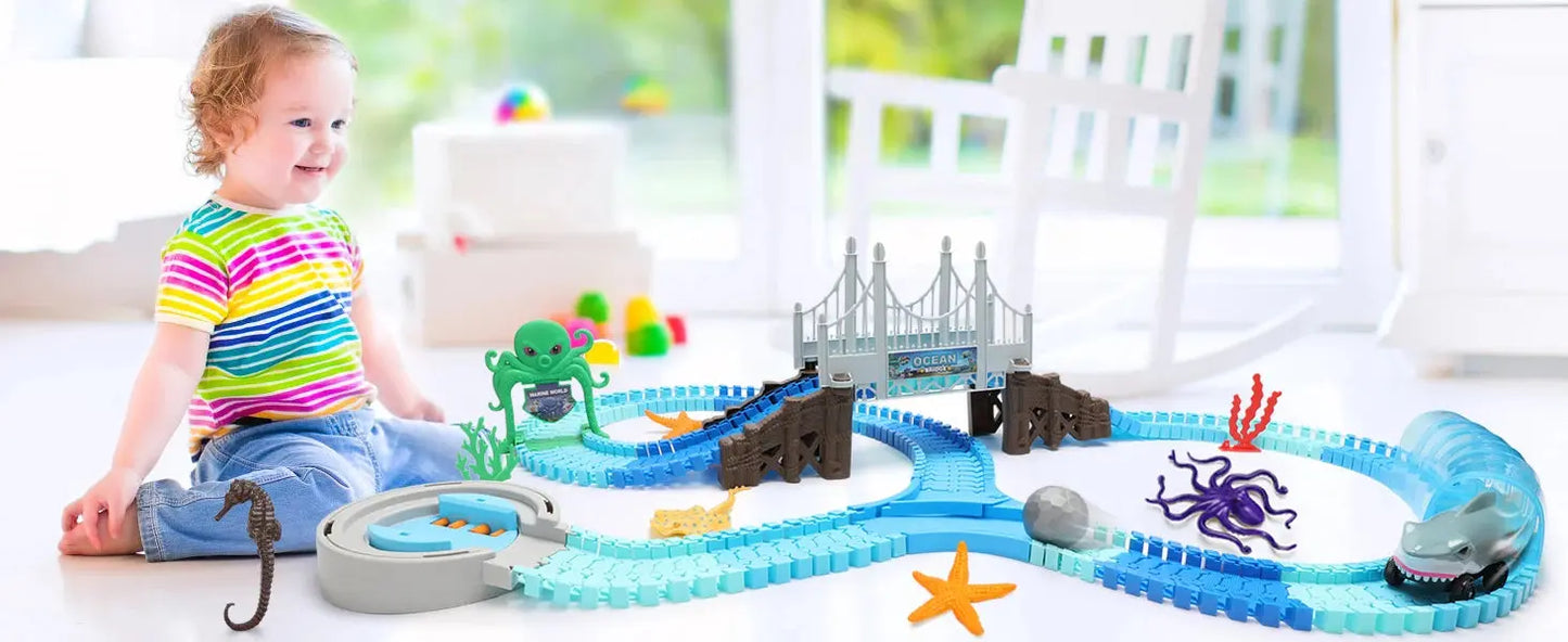 Circuit voiture Monde aquatique - Monde à maman