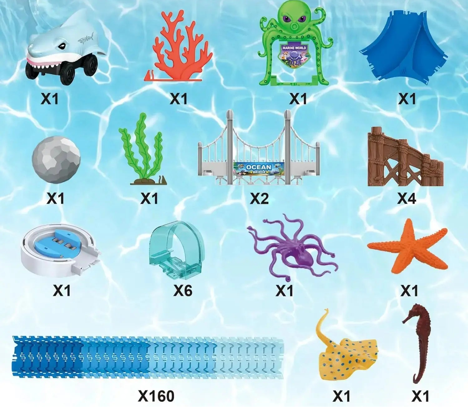 Circuit voiture requin - Monde à maman