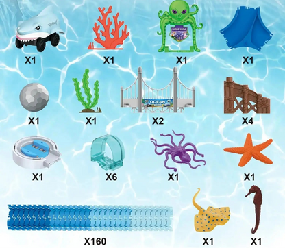 Circuit voiture requin - Monde à maman