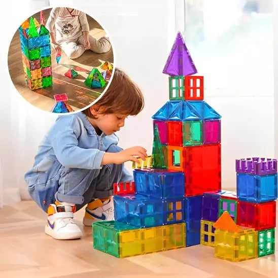 Construction magnétique - Monde à maman