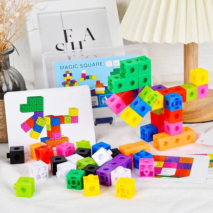Cube de construction - Monde à maman
