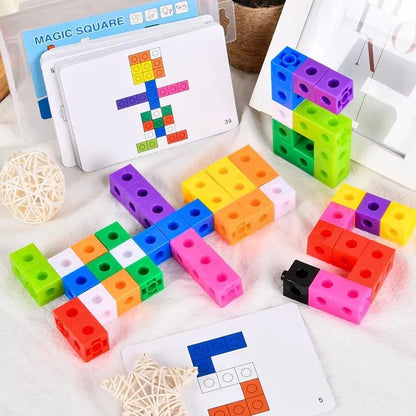 Cube de construction - Monde à maman
