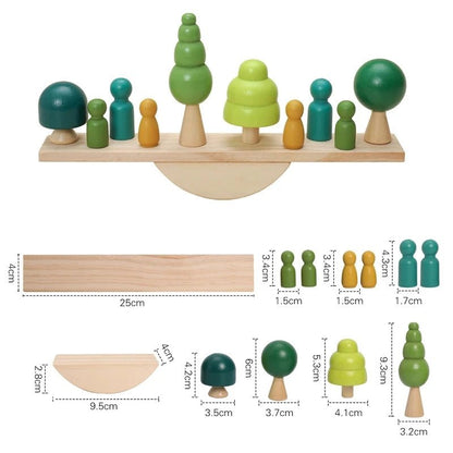 Jouet d'enfilage en bois - Monde à maman