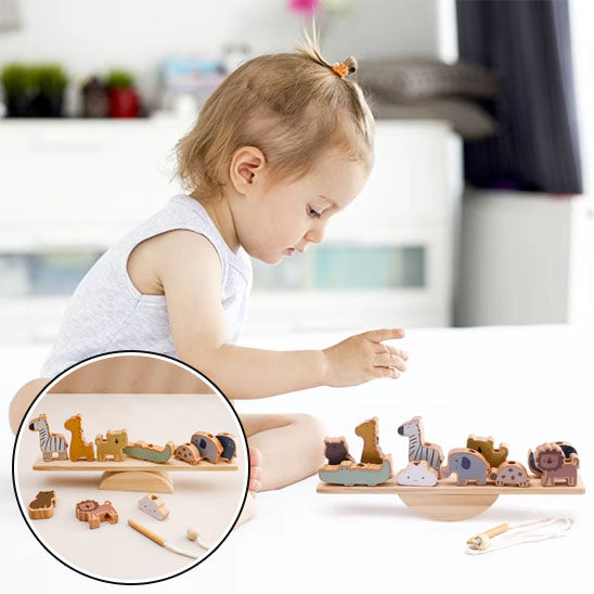 jouet enfilage en bois petite fille