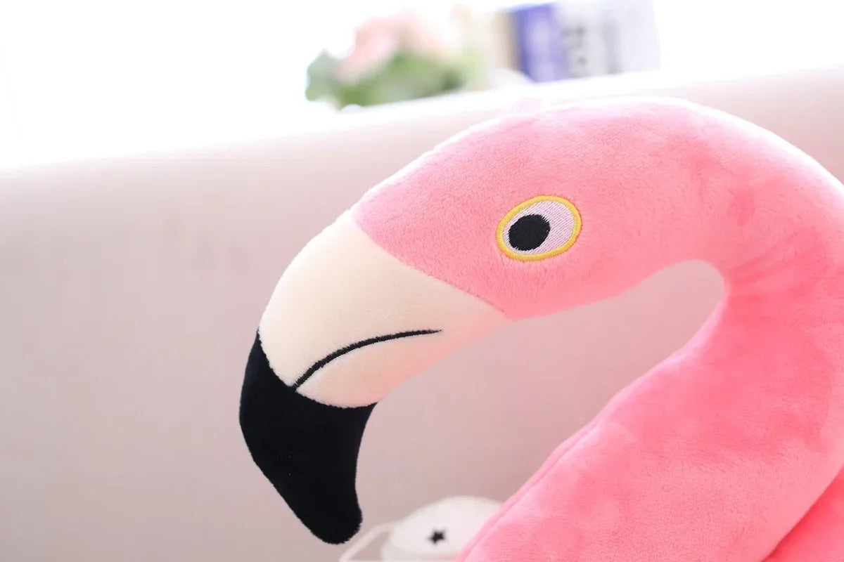 Peluche flamant rose