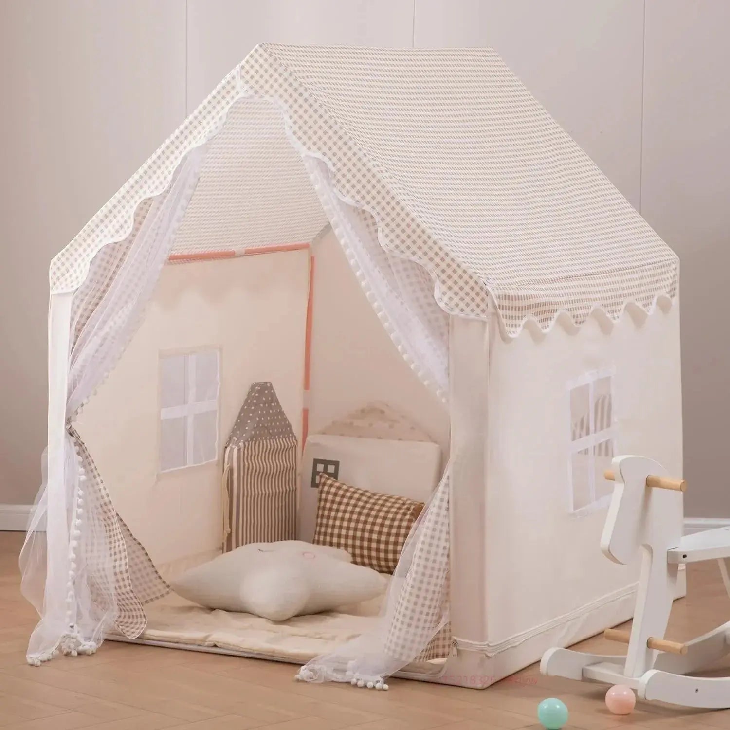 Tente de jeux avec lumières étoilées - Monde à maman