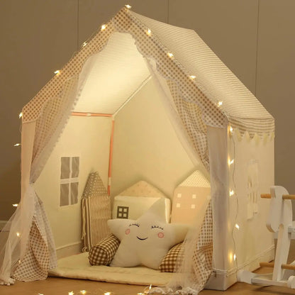 Tente de jeux avec lumières étoilées - Monde à maman