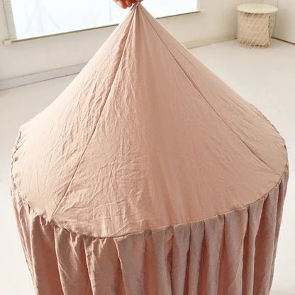 Tente-de-lit-bébé-rose-monde-a-maman